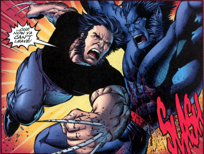 Wolverine vs Beast