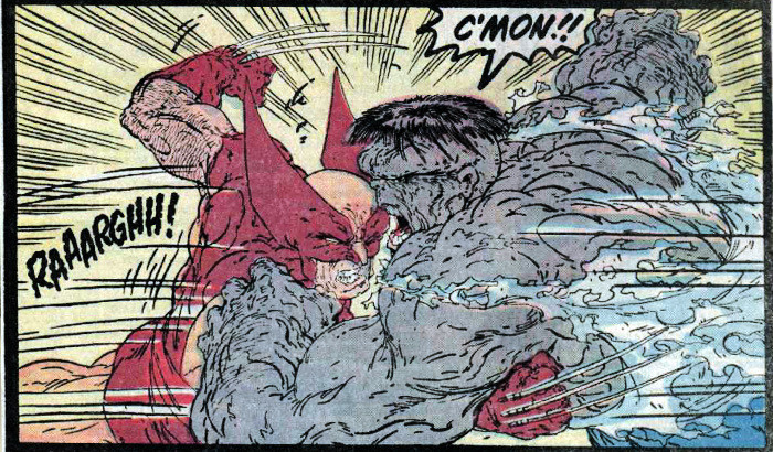 Wolverine vs The Hulk