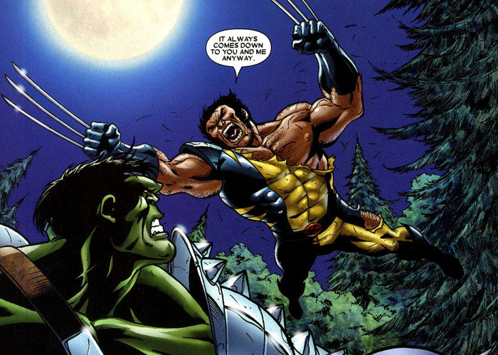 Wolverine vs The Hulk