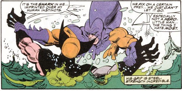 Wolverine vs Tiger Shark