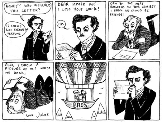 julio-verne-fan-edgar-allan-poe-tira-comica