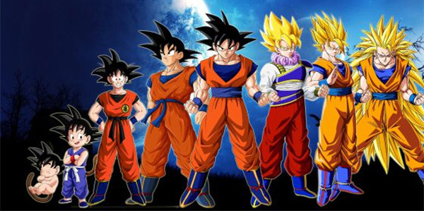 Son Goku - personaje de Dragon Ball; protagonista de la saga.