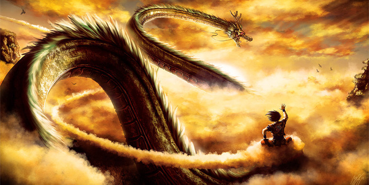 Dragon Ball - Goku y Shenlong