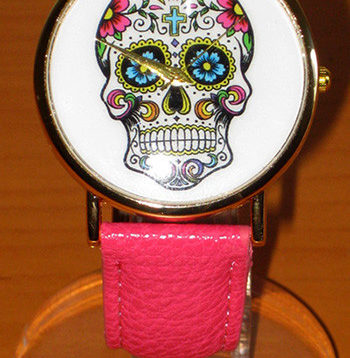 Reloj calavera mexicana
