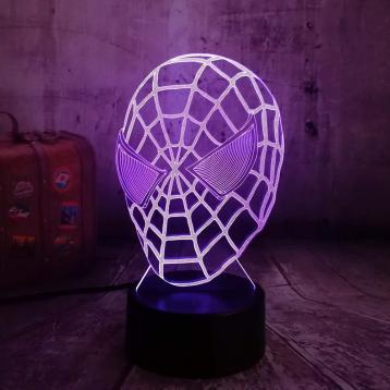 lampara spiderman