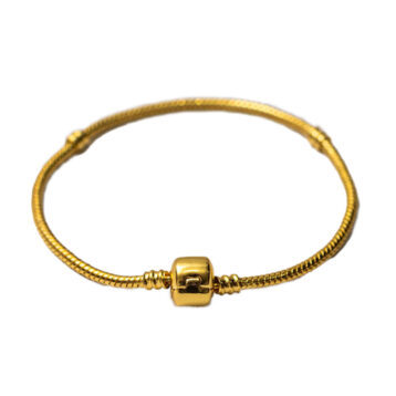 Pulsera para abalorios dorada